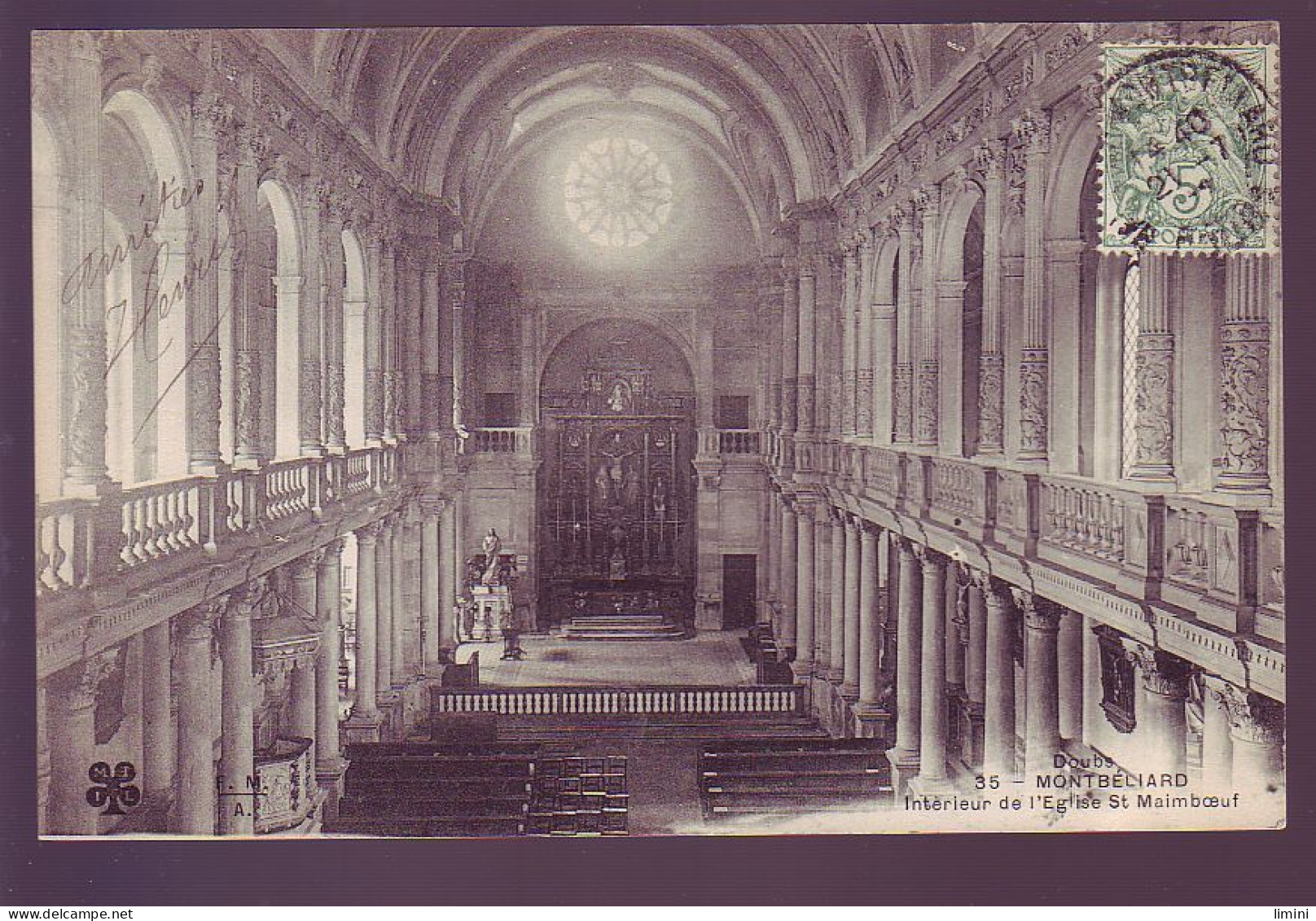 25 - MONTBELIARD - INTERIEUR DE L'ÉGLISE SAINT-MAIMBOEUF  - - Montbéliard