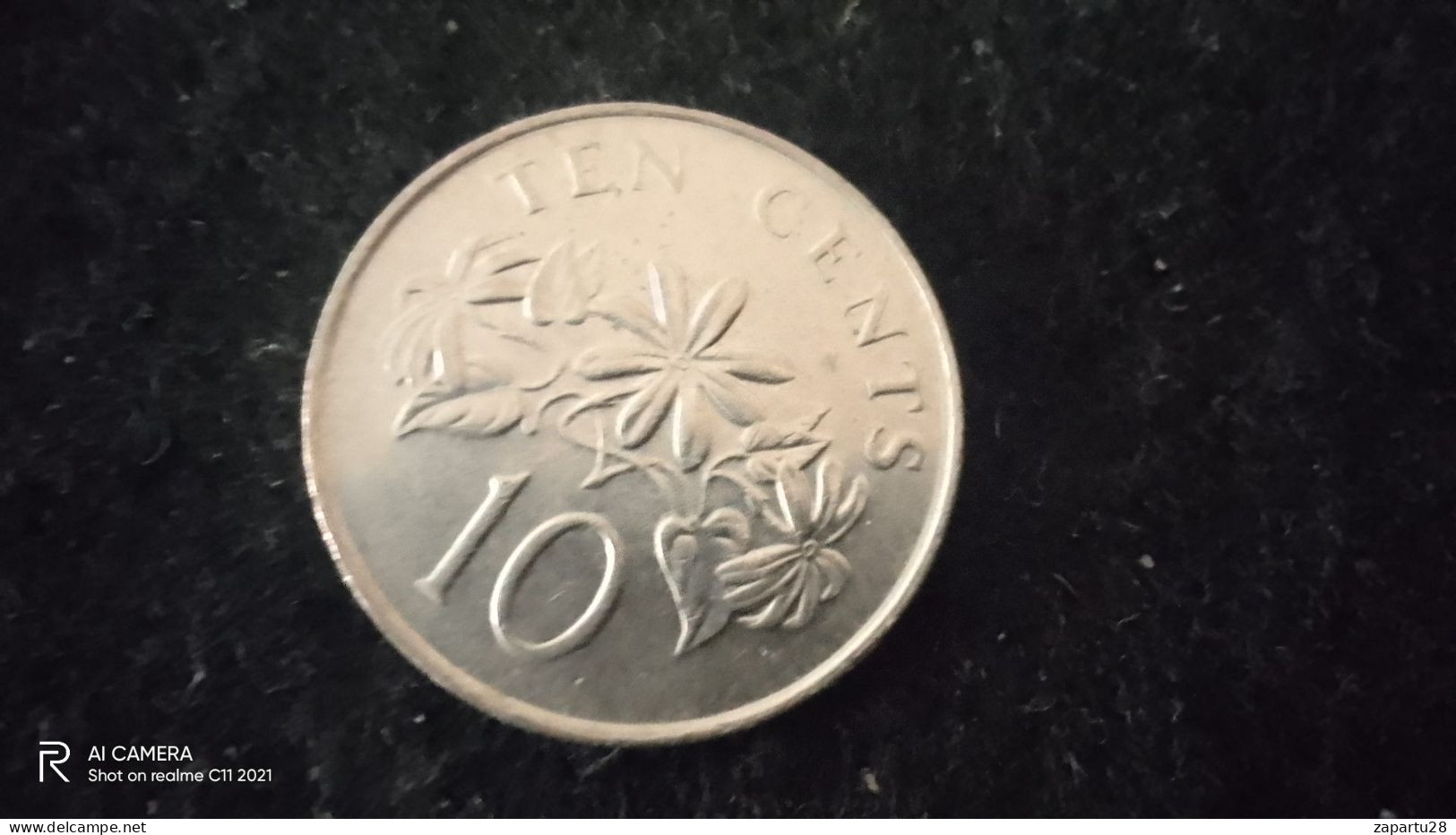 SİNGAPUR-1991   10  CENT    XF- - Singapore