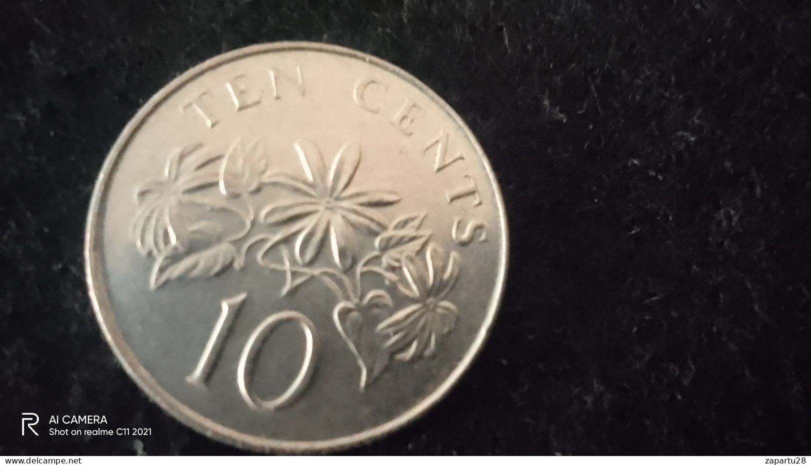 SİNGAPUR-1992   10  CENT    XF- - Singapore