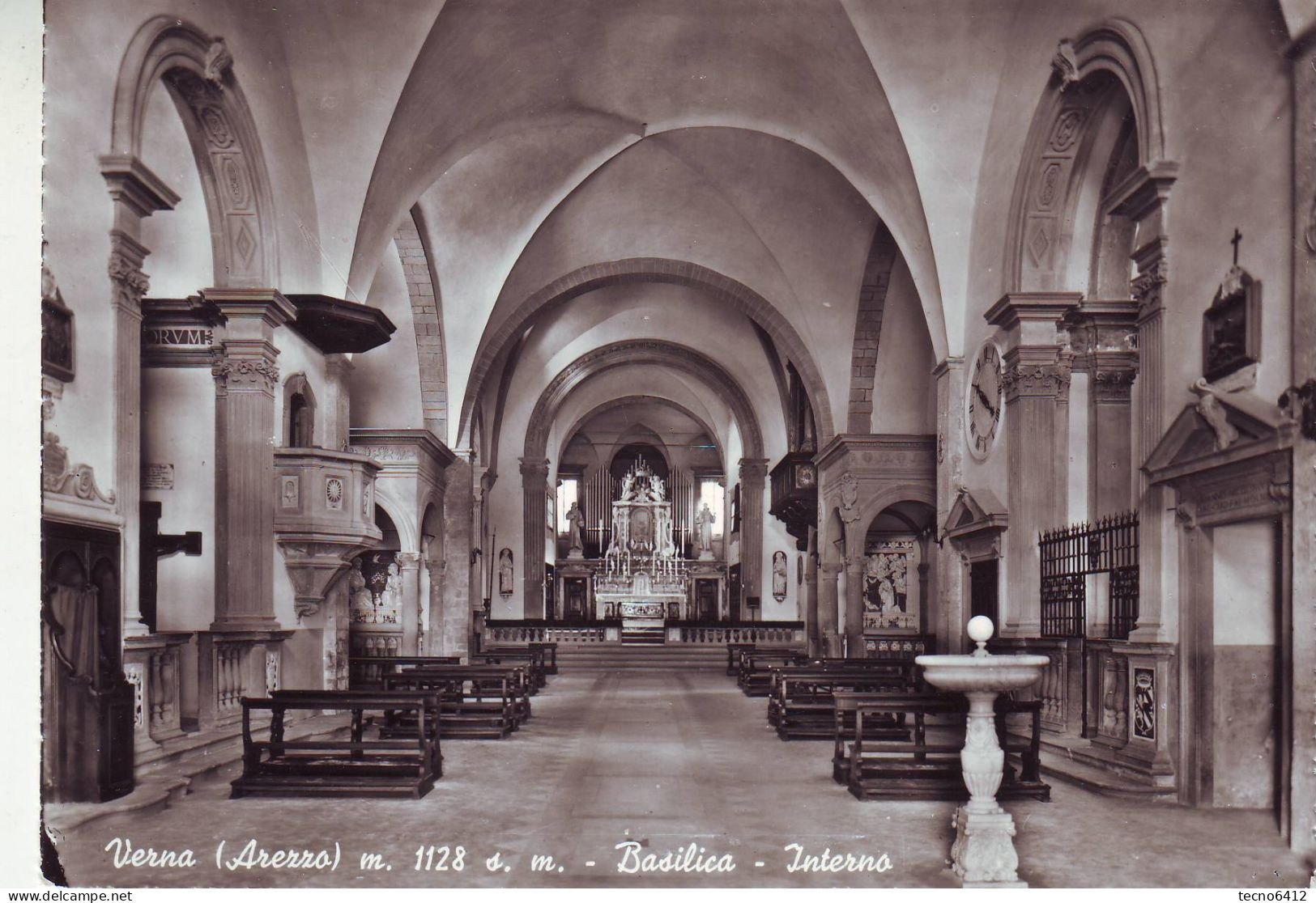 Verna(arezzo) - Basilica - Interno - Non Viaggiata - Arezzo