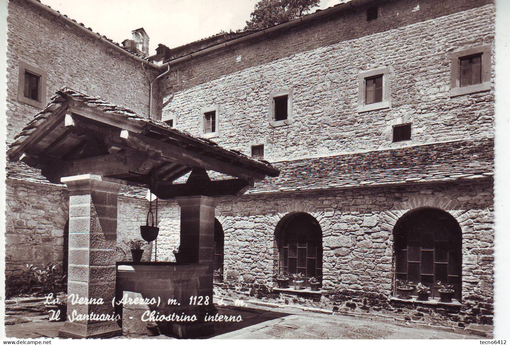 La Verna(arezzo) - Il Santuario - Chiostrino Interno - Non Viaggiata - Arezzo