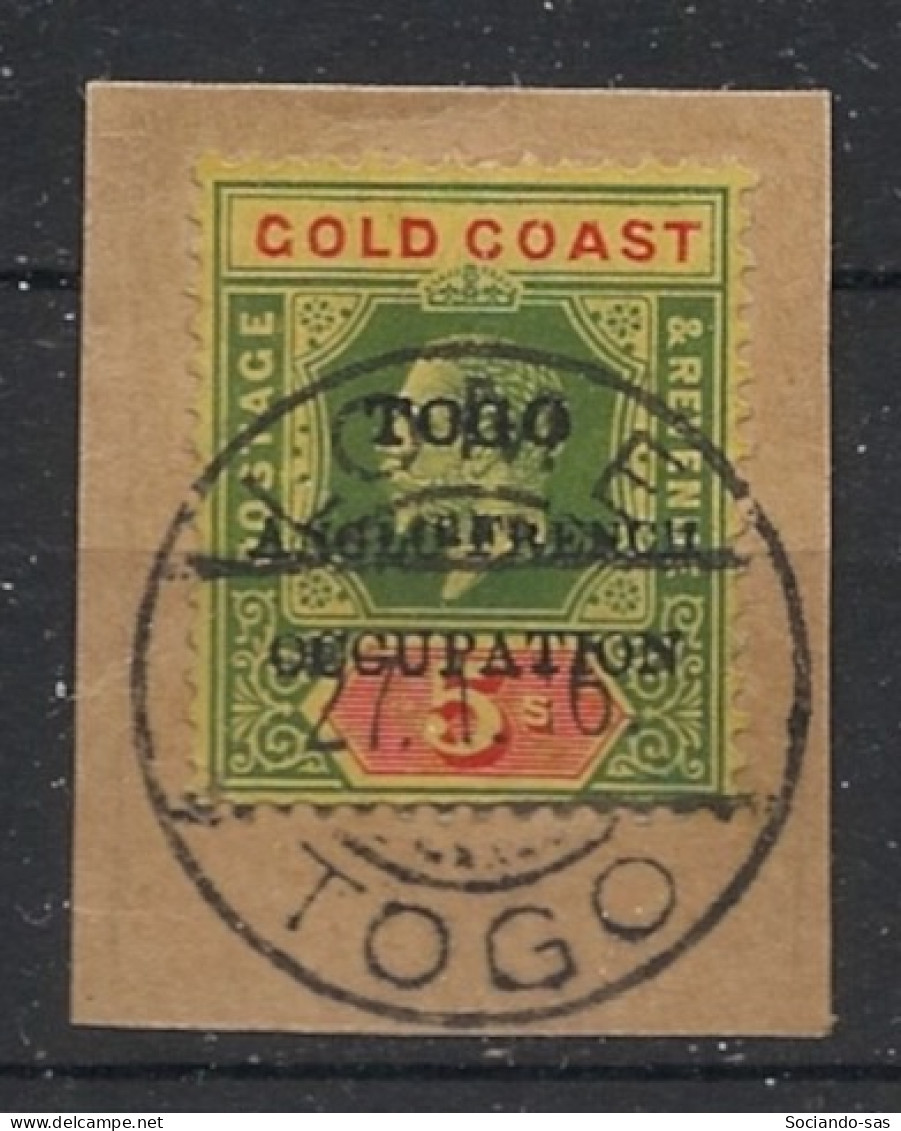 TOGO - 1916 - N°YT. 81 - Gold Coast 5s Vert Et Carmin - Oblitéré / Used - Oblitérés