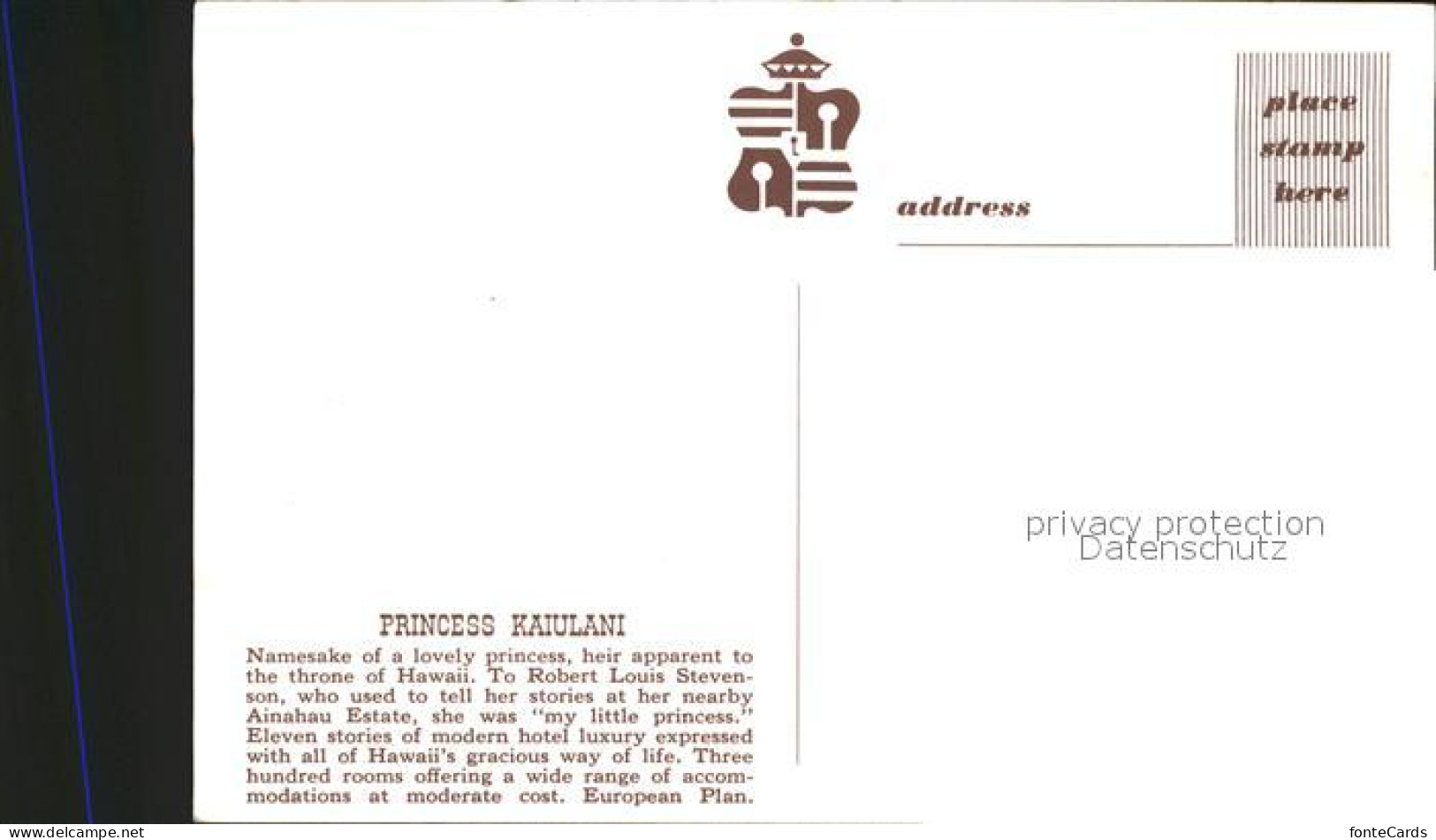 11705459 Hawaii_US-State Hotel Princess Kaiulani - Other & Unclassified