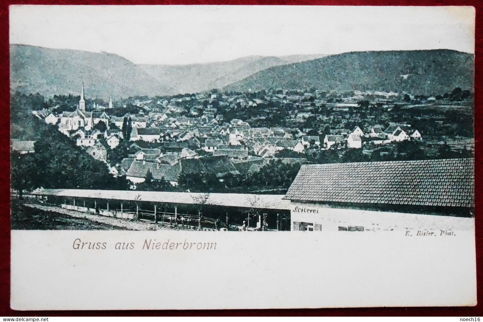 CPA Pionnière Gruss Aus Niederbronn - Seilerei.  Alsace, Bas-Rhin   (67 France) - Elsass