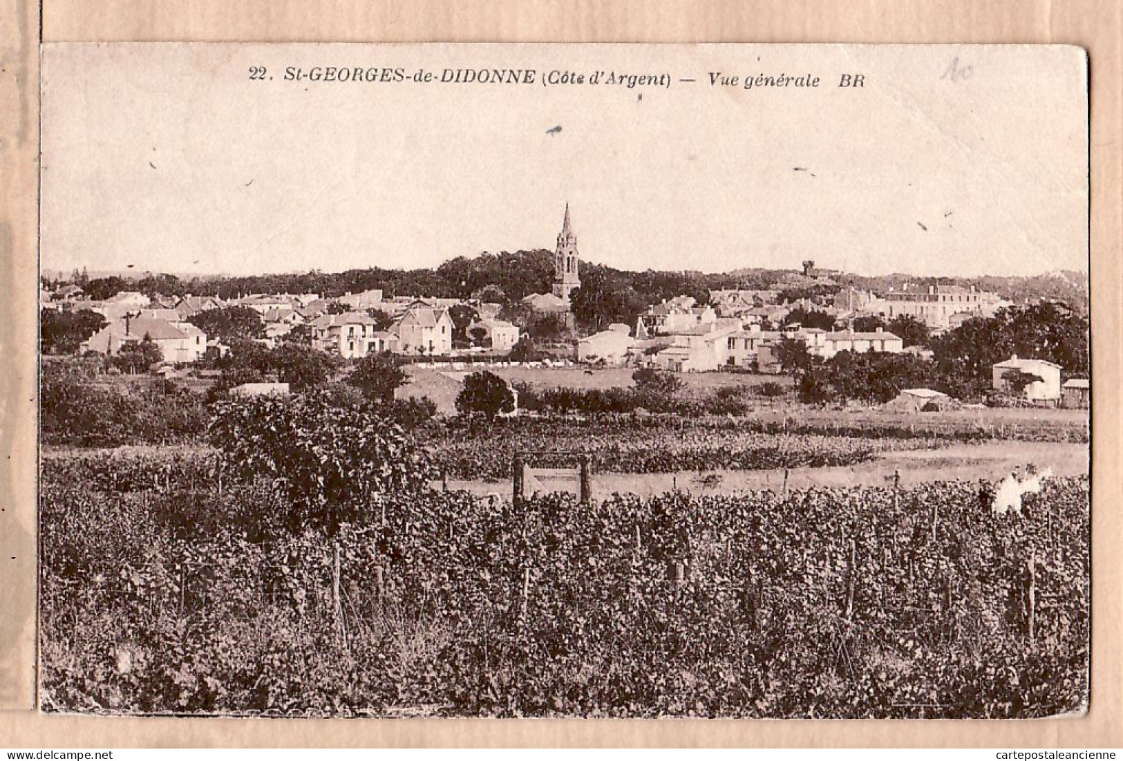 22367 / ⭐ 17-SAINT-GEORGES-DIDONNE Côte Argent Vue Générale 1920s à BELLY Vannes-BLOC 22 Charente-Maritime - Saint-Georges-de-Didonne