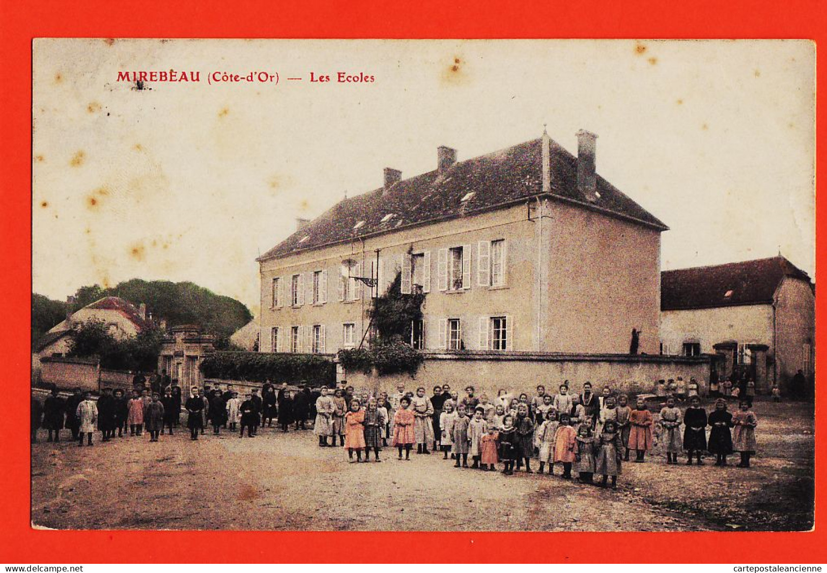 22176 / ⭐ ♥️ MIREBEAU 21-Cote Or Ecoles Communales Filles Garçons 1911 à BORNIER Institutrice Chausseroze - Mirebeau