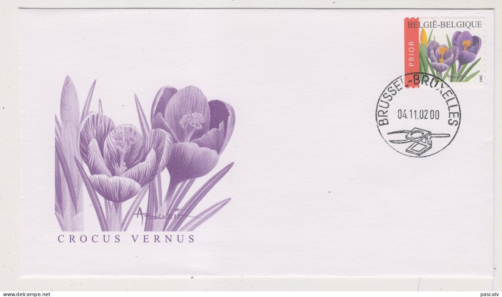 FDC COB 3141 Fleur Crocus - 2001-2010