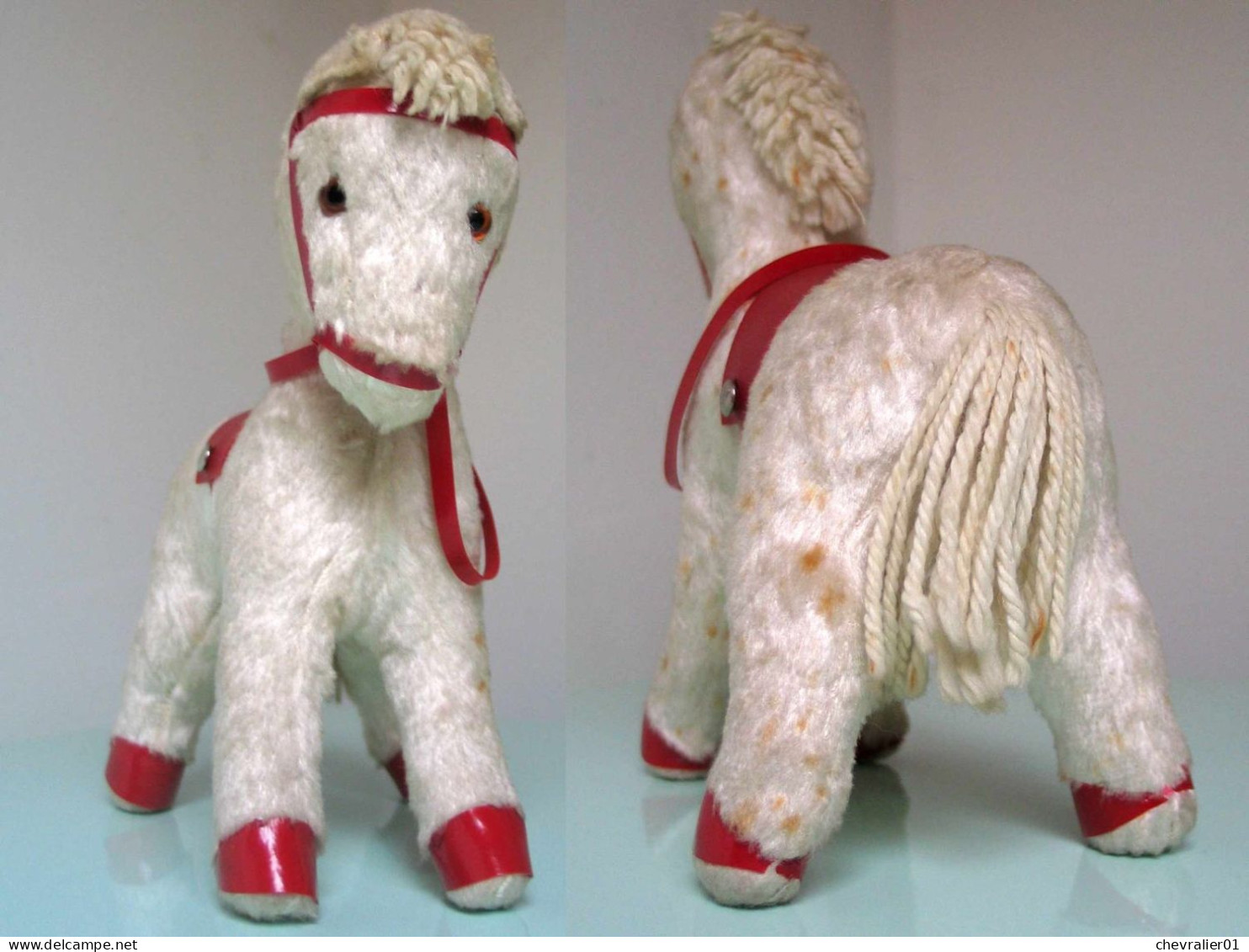 Peluche 10_cheval Blanc - Cuddly Toys