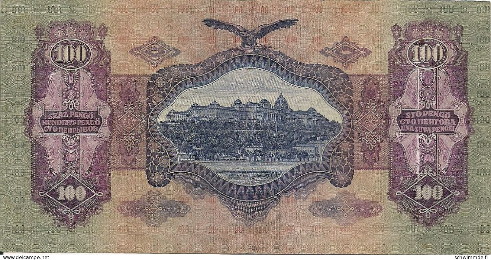 HUNGRÍA - UNGARN - HUNGARY - 100 PENGÖ 1930 - EBC - SEHR SCHON - VERY FINE - Ungarn