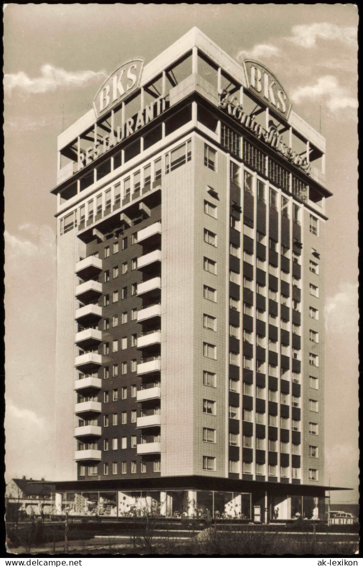 Ansichtskarte Velbert Wasserturm Hochhaus BKS Fotokarte 1961 - Velbert