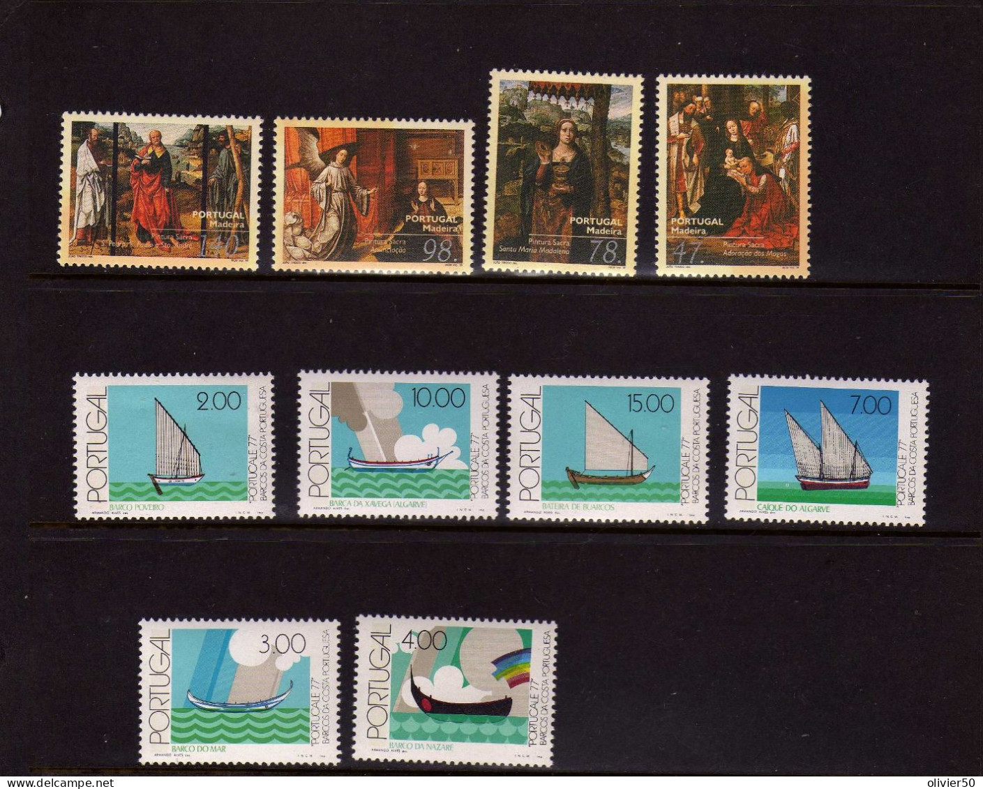 Portugal - Tableaux Religieux - Voiliers -Neufs** - MNH  - - Ongebruikt