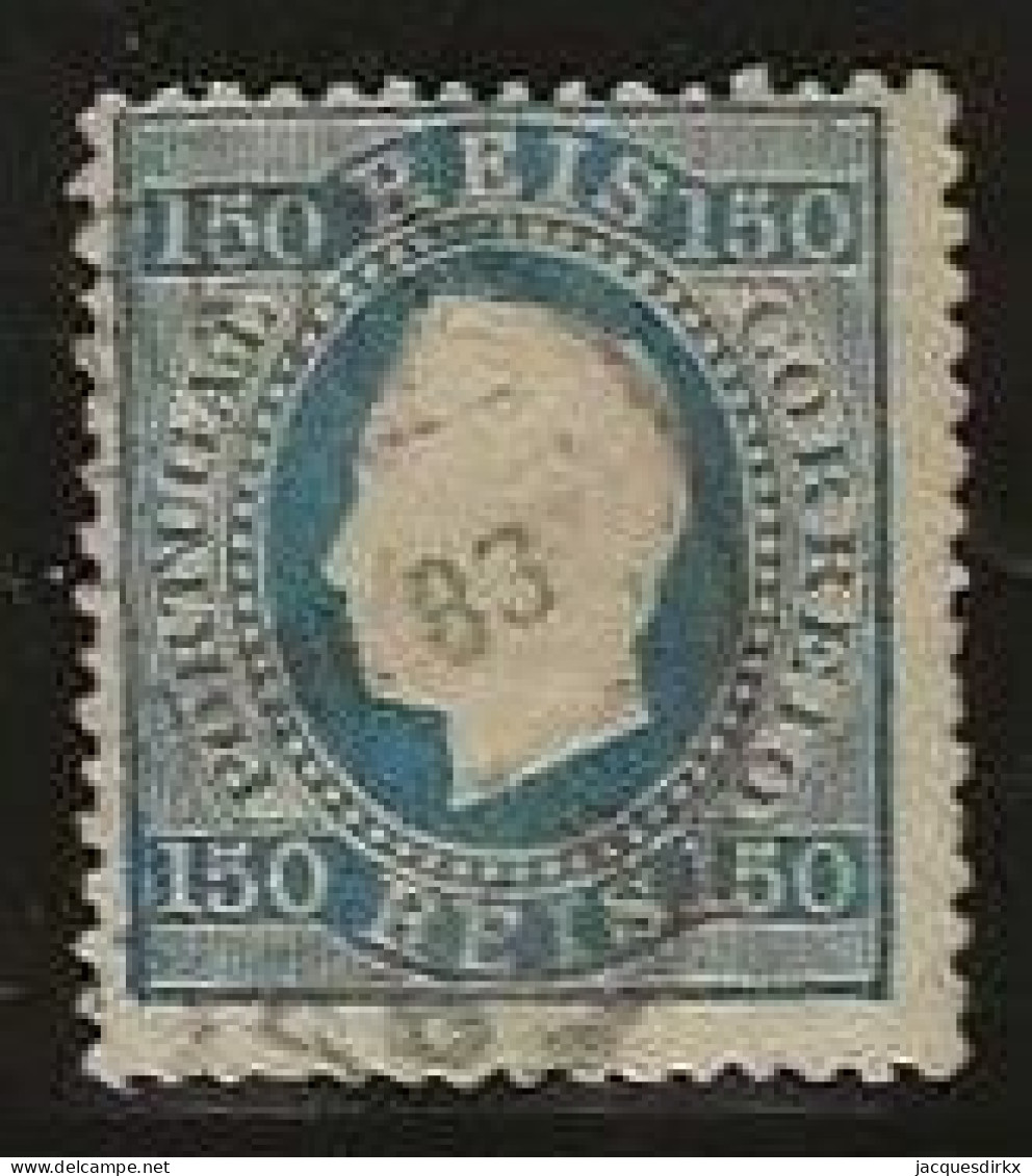 Portugal     .  Y&T      .   46  (2 Scans)         .   O      .     Cancelled - Used Stamps