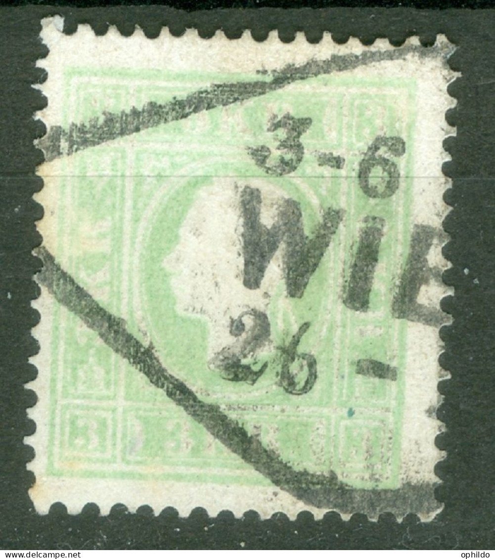 Autriche  Yv 13  Ou  ANK 12 Ob TB  Obli Wien  - Used Stamps