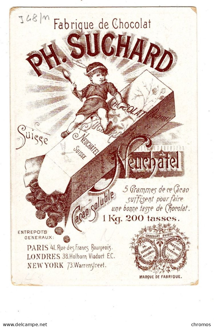 Chromo Chocolat Suchard S 48 / N, Karol, Roumanie, Serie Monarques De L' Europe - Suchard