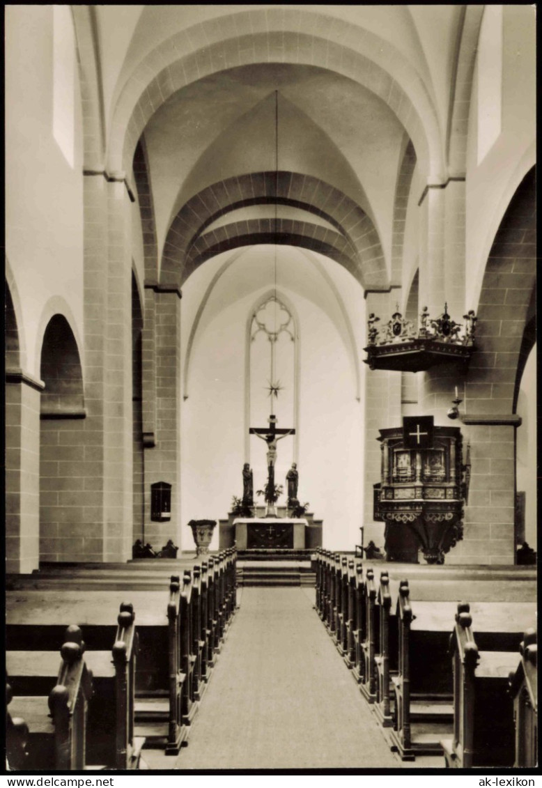 Ansichtskarte Höxter (Weser) St. Kilianikirche Innenansicht 1960 - Hoexter