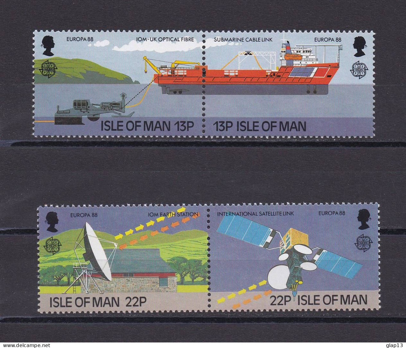 ILE DE MAN 1988 TIMBRE N°367/70 NEUF** EUROPA - Man (Insel)