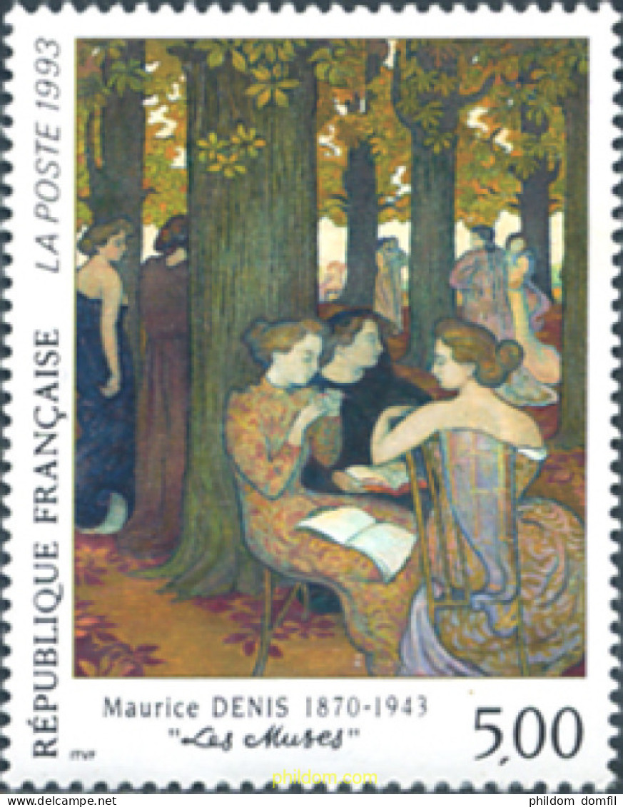 124195 MNH FRANCIA 1993 50 ANIVERSARIO DE LA MUERTE DE MAURICE DENIS - Autres & Non Classés