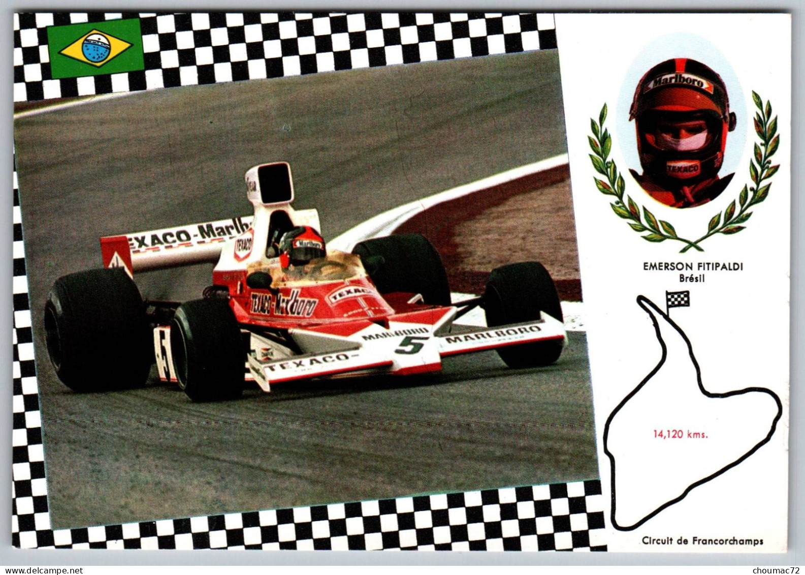 GF Sport Automobile 004, Editons Lyna 124/4, Emerson Fitipaldi, Circuit De Francorchamps - Grand Prix / F1