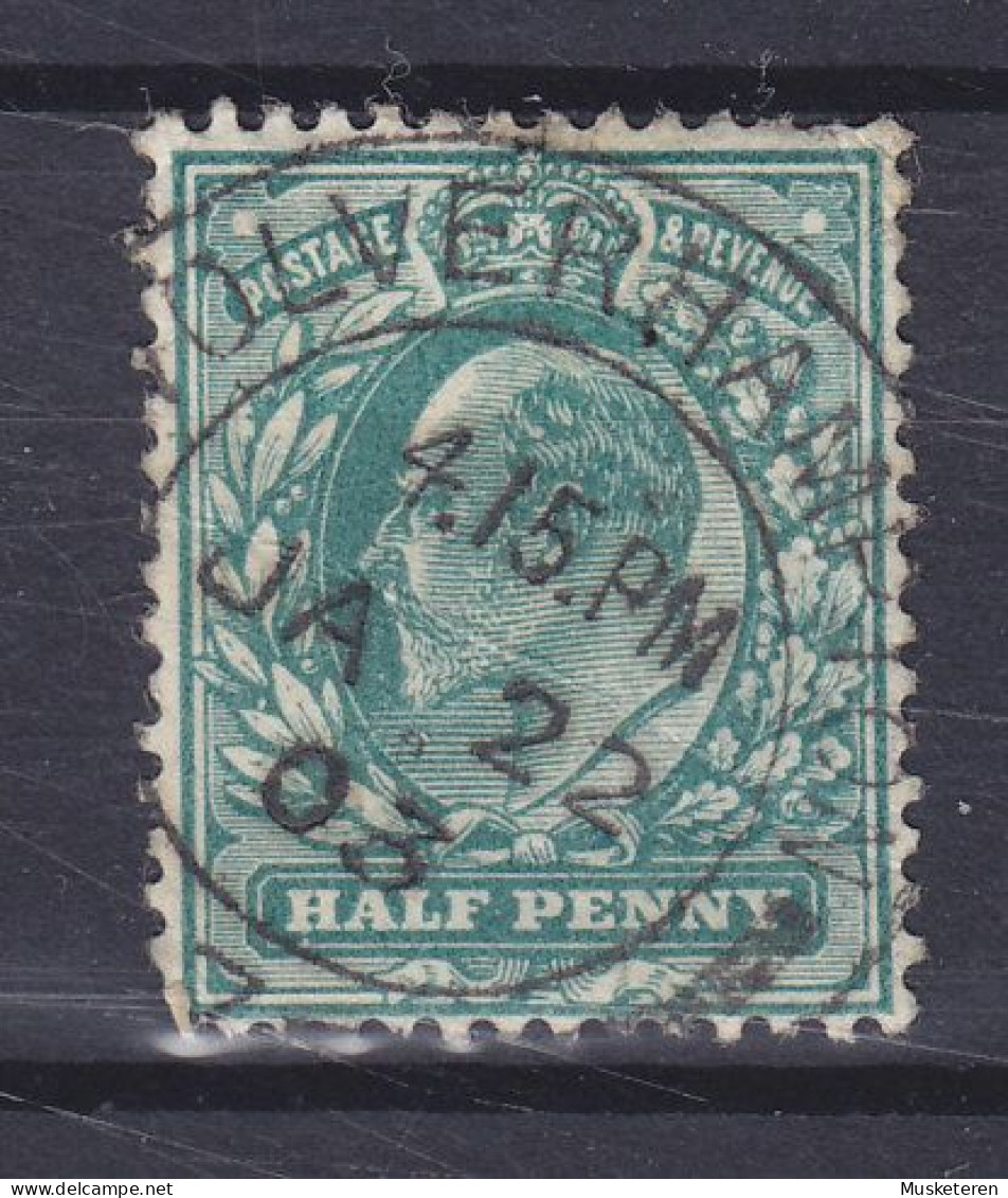 Great Britain 1902 Mi. 102A, ½ P. Edward VII. Deluxe WOLVERHAMPTON 1903 Cancel !! - Usati