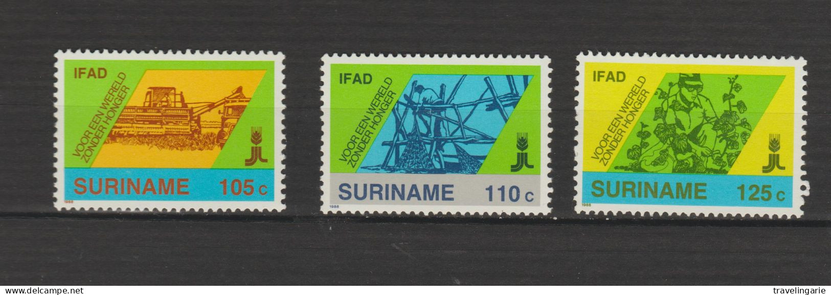 Suriname 1988 10th Anniversary I.F.A.D. Agricultural Development Fund MNH/** - Agriculture