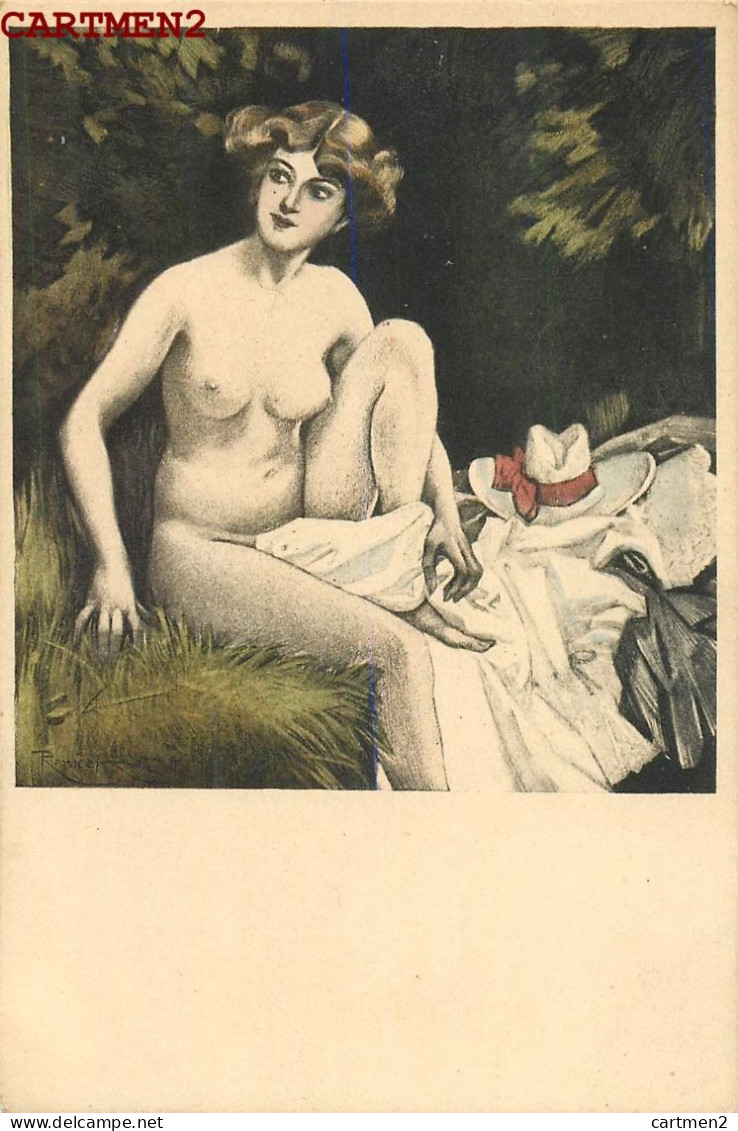 REZNICEK FERDINAND SIMPLICISSIUS-KARTE NAKED WOMAN EROTISME EROTICISM ILLUSTRATEUR ART NOUVEAU ILLUSTRATOR - Reznicek, Ferdinand Von