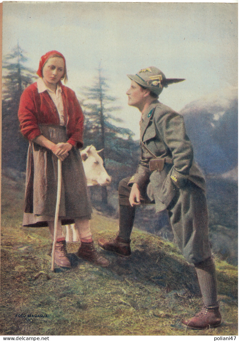 0844 "RIVISTA,  CINE ILLUSTRATO - QUELLI DELLA MONTAGNA - AMEDEO NAZZANI - MARIELLA LOTTI...... " ORIG. 1943 - Cine