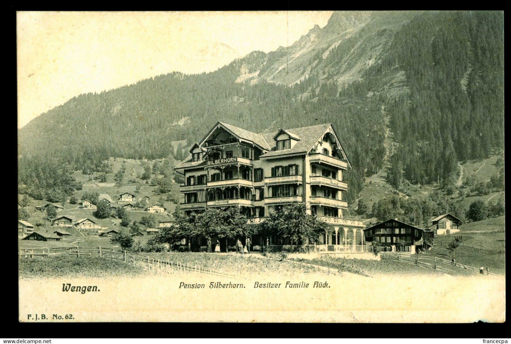 14871 - SUISSE - WENGER - Pension Silberhorn - Wengen