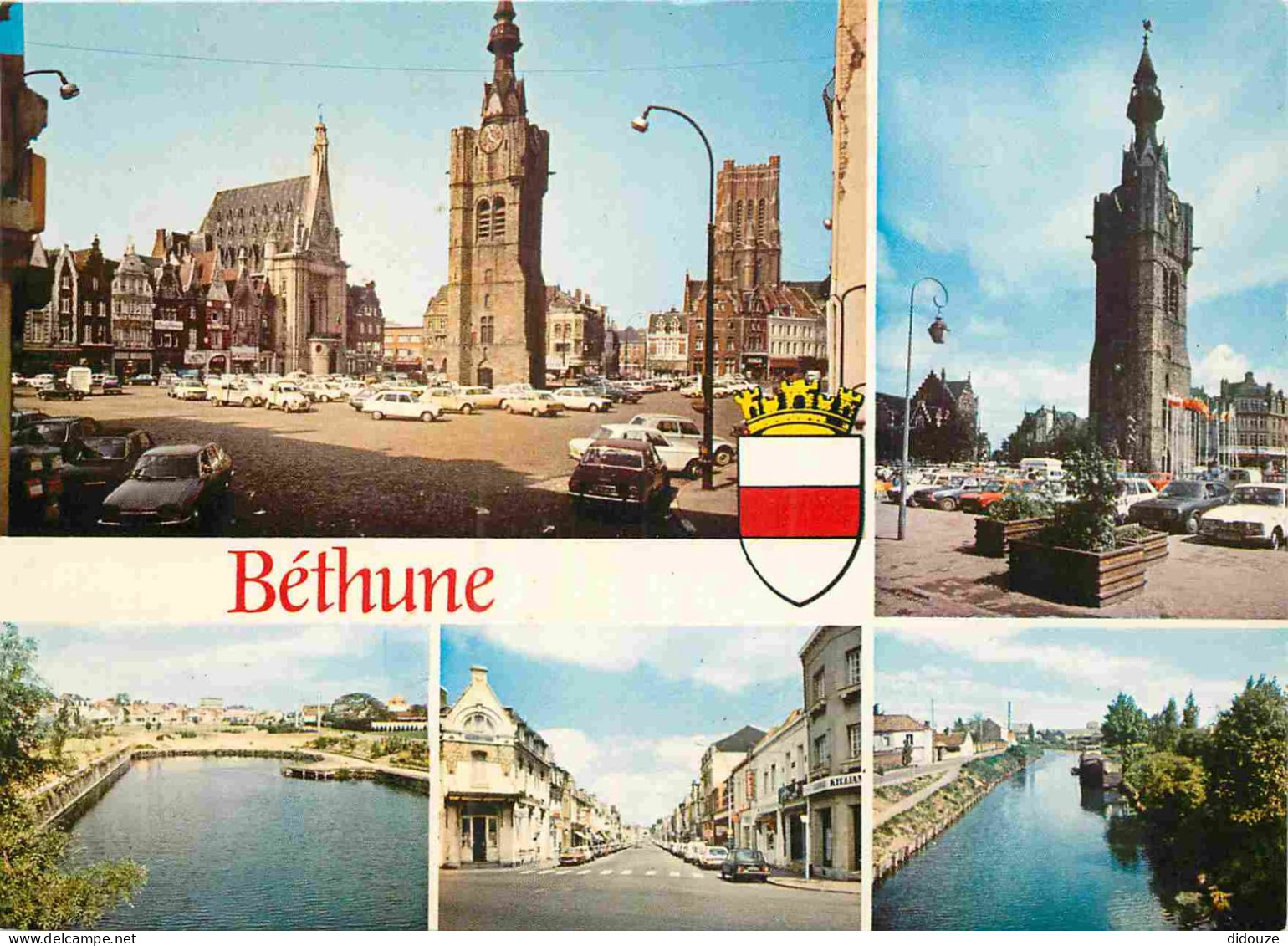 62 - Béthune - Multivues - Blasons - Automobiles - CPM - Voir Scans Recto-Verso - Bethune