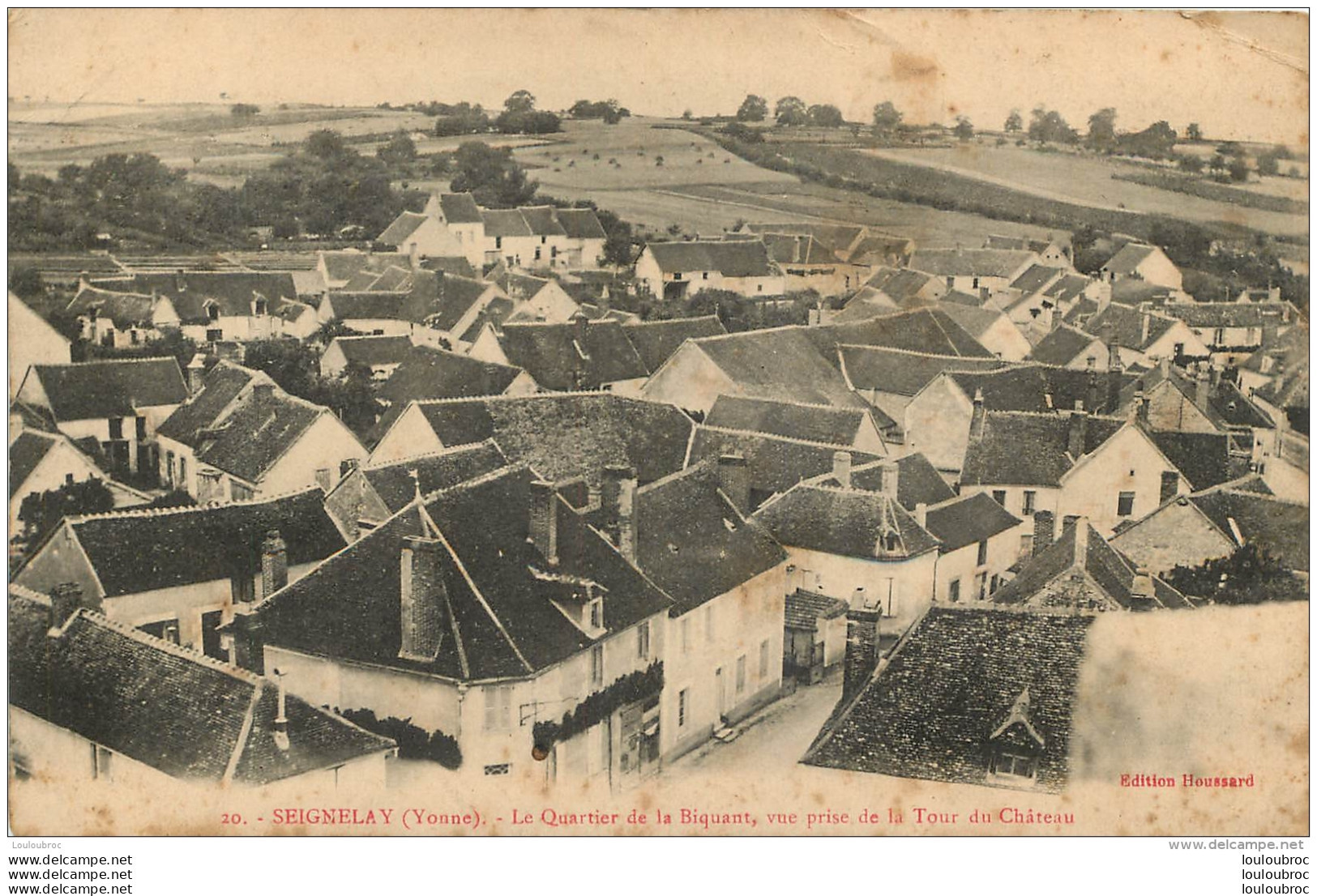 SEIGNELAY LE QUARTIER  DE LA BIQUANT - Seignelay