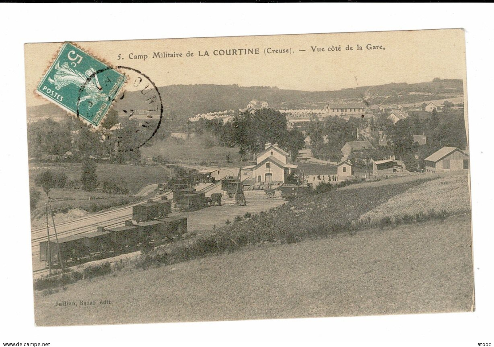 5. Camp Militaire De LA COURTINE - Vue Côté De La Gare - La Courtine