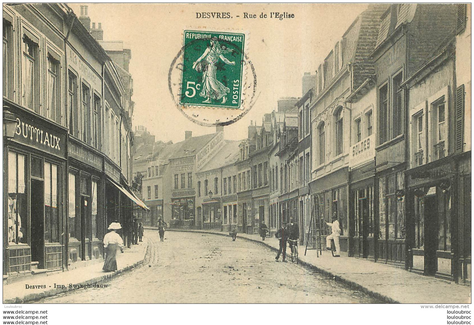 DESVRES RUE DE L'EGLISE - Desvres