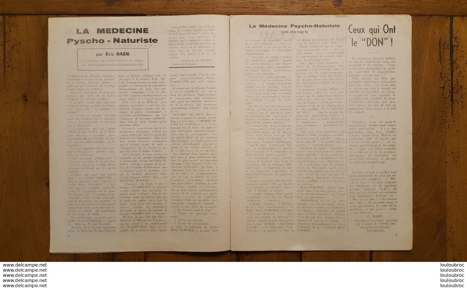 LA REVUE DES GUERISSEURS 10/1952  N°20 LES SECRETS DES MAGNETISEURS TOUTE LA MEDECINE OCCULTE 16 PAGES - Esoterik