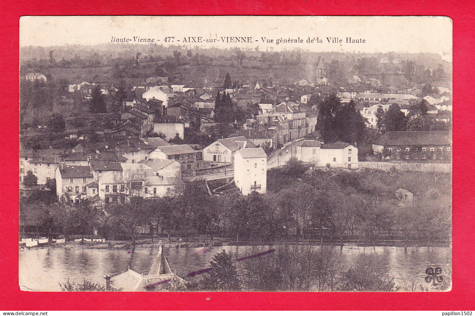 F-87-Aixe Sur Vienne-15Ph48  Vue Générale De La Ville Haute, Cpa  - Aixe Sur Vienne