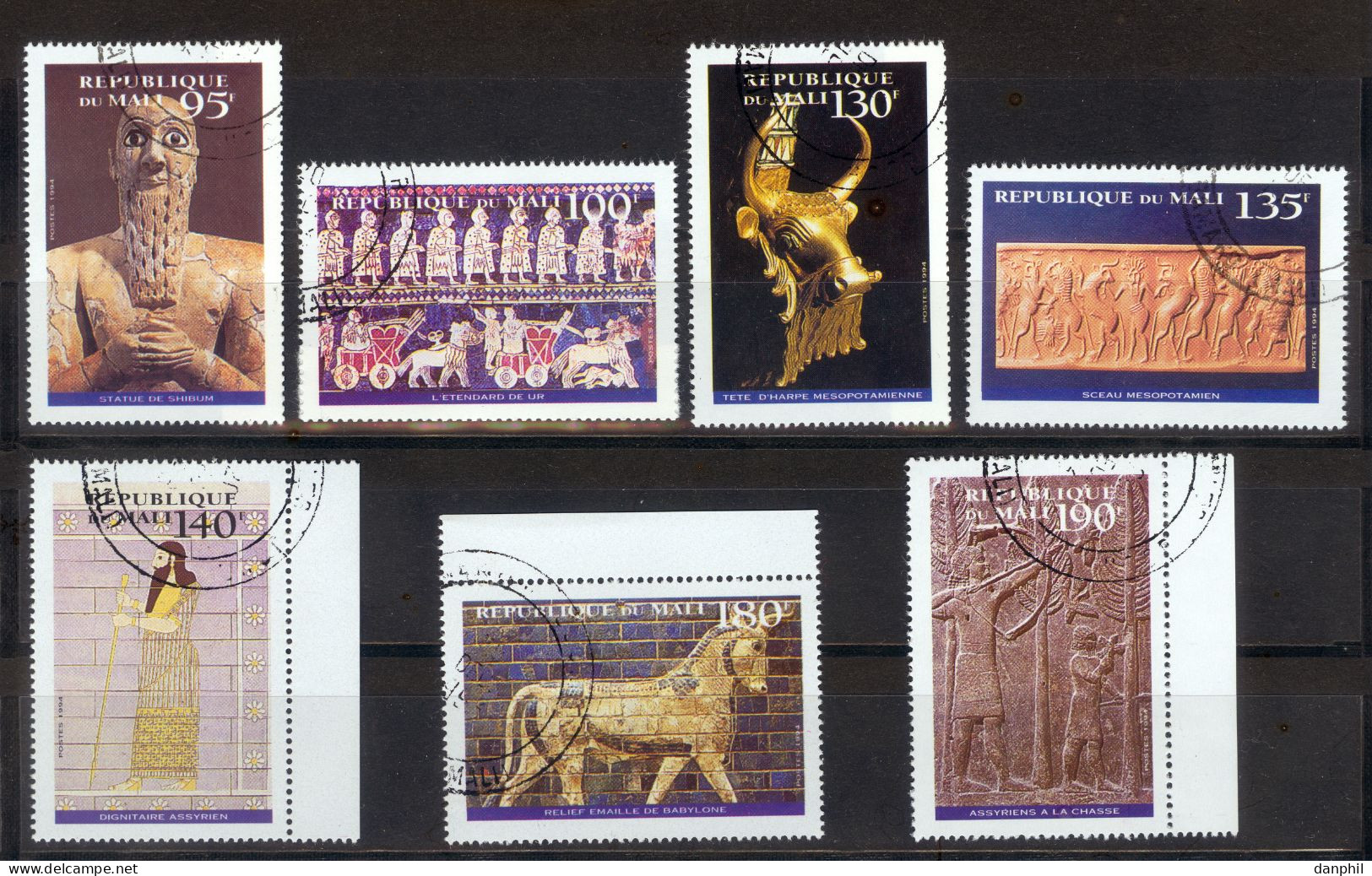 MALI, 1994, 20 V. "Kunstwerke", Gest./CTO, Mi 1262/81 - ME14,-; Scott 628-47 -$12,50; - Mali (1959-...)