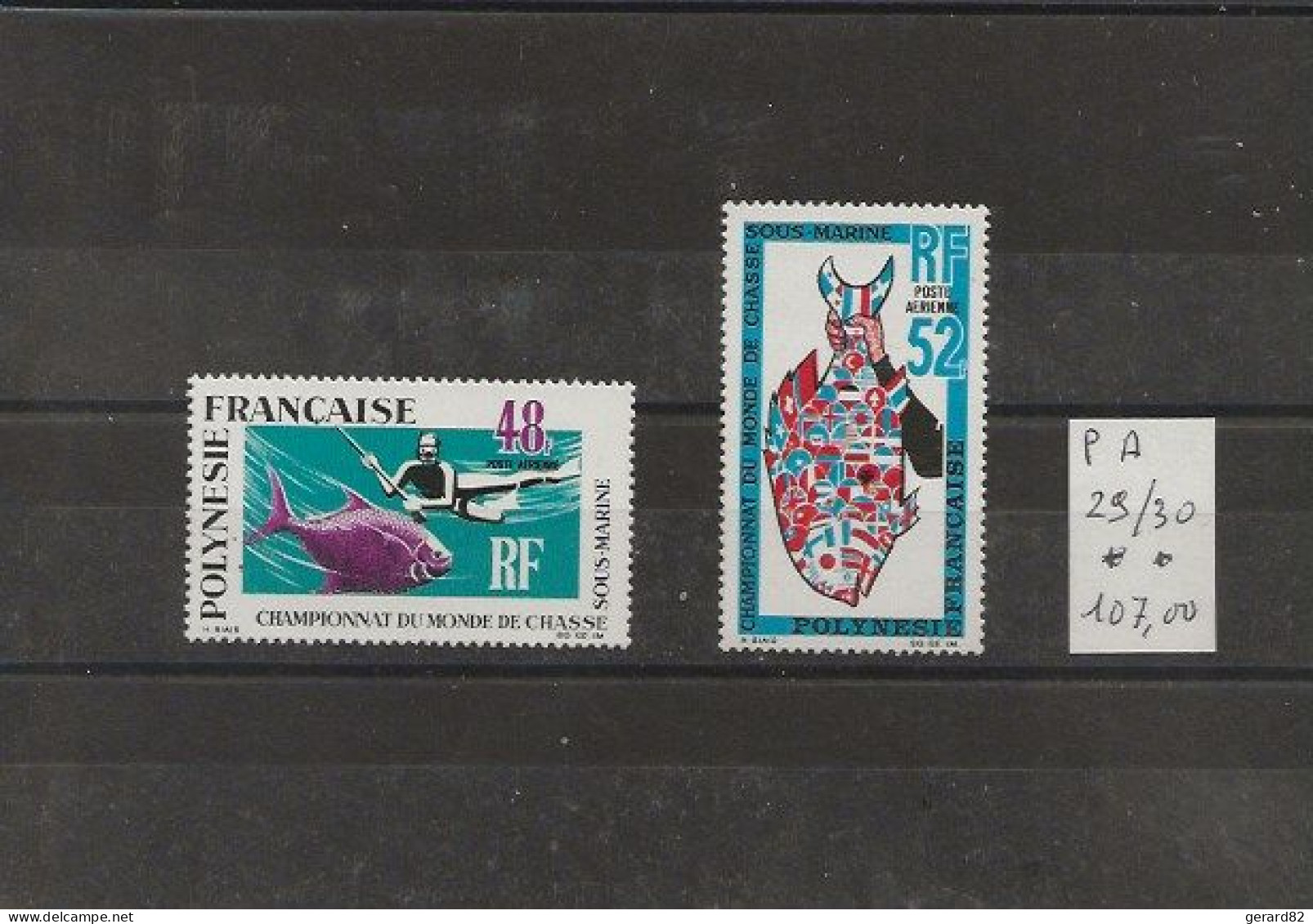 POLYNESIE   TIMBRES  N° 29/30  PA   N** - Nuovi