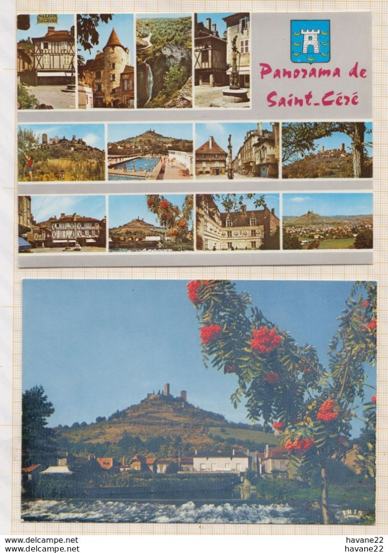 8AK3713 SAINT CERE Lot De 6 Cartes 2  SCANS - Saint-Céré