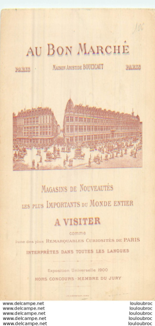 CHROMO GRAND FORMAT AU BON MARCHE ILLUSTREE PAR JULES GIRARDET LE TAMBOUR AVEC LAPIN FORMAT  22X18CM - Au Bon Marché