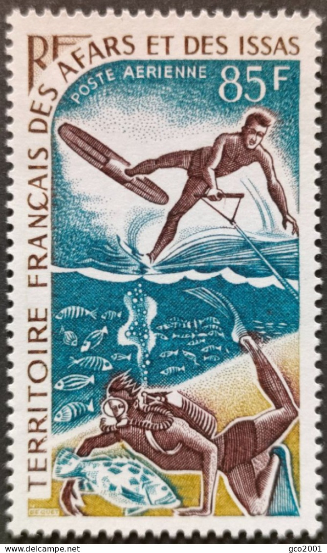 AFARS ET ISSAS / YT PA 58 / SPORT - PLONGEE SOUS MARINE - SKI NAUTIQUE - POISSON / NEUF ** / MNH - Ungebraucht