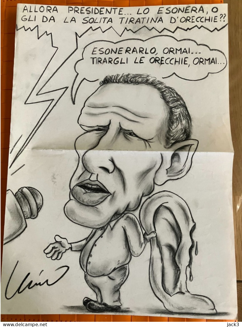 CARICATURA - SPORT - CALCIO - HUMOR  30x40 - Sport