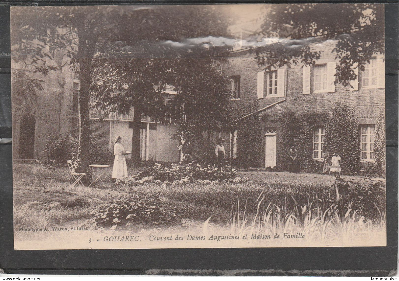 22 - GOUAREC - Couvent Des Dames Augustines Et Maison De Famille - Gouarec