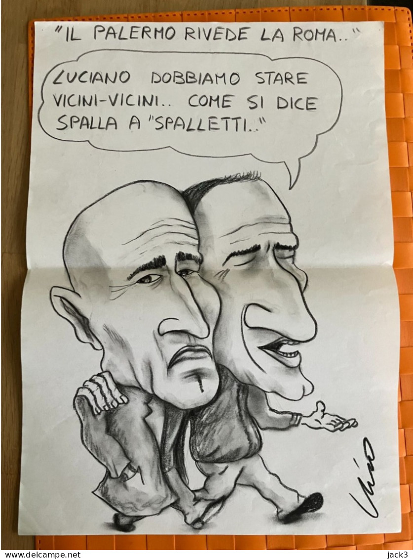 CARICATURA - SPORT - CALCIO - HUMOR  30x40 - Sport