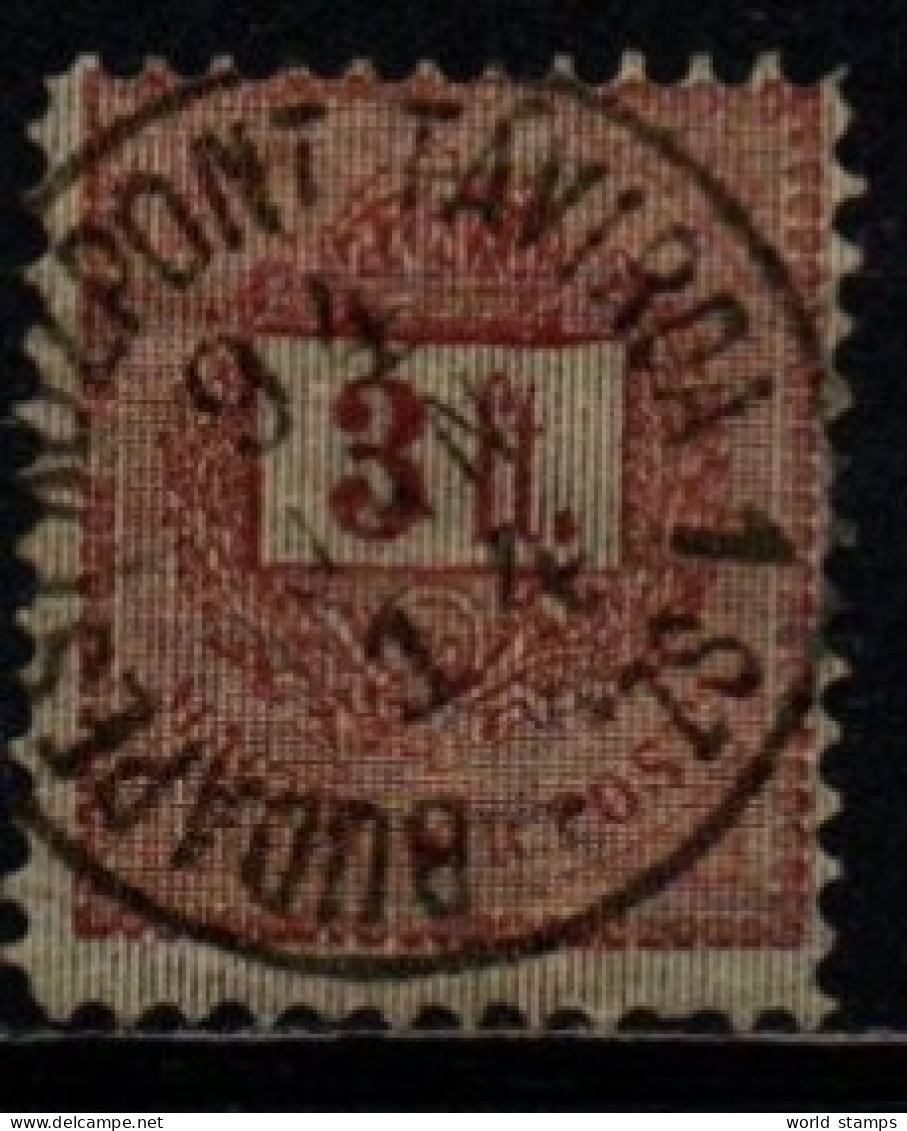 HONGRIE 1898-9 O DENT 12x11.5 - Used Stamps