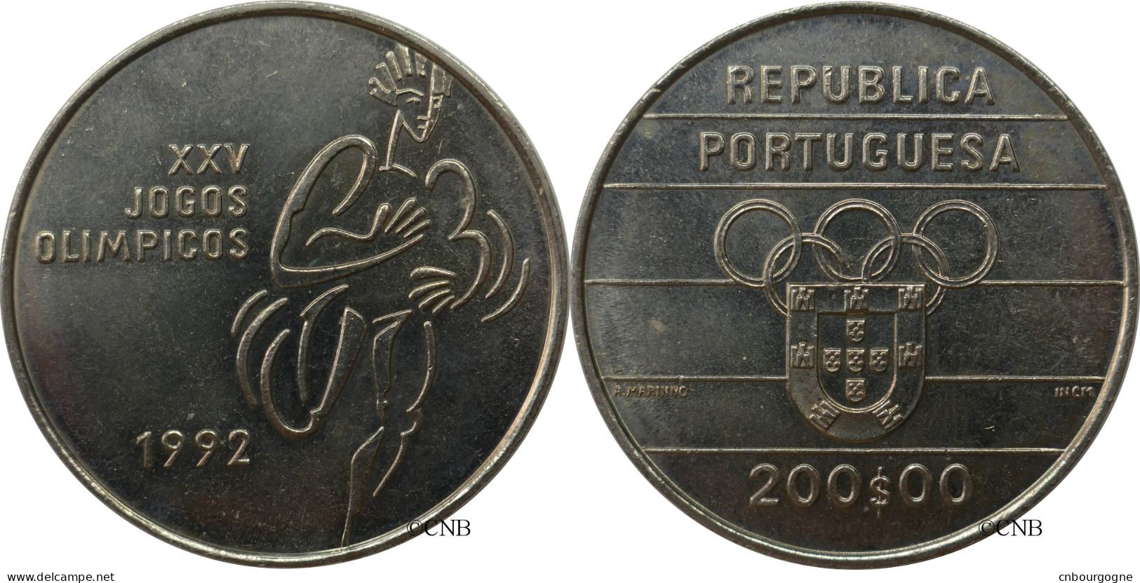 Portugal - République - 200 Escudos 1992 XXVe Jeux Olympiques 1992 - UNC - Mon5137 - Portugal