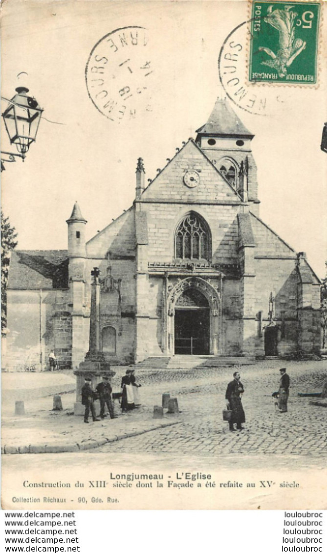 LONGJUMEAU EGLISE  COLLECTION RECHAUX - Longjumeau