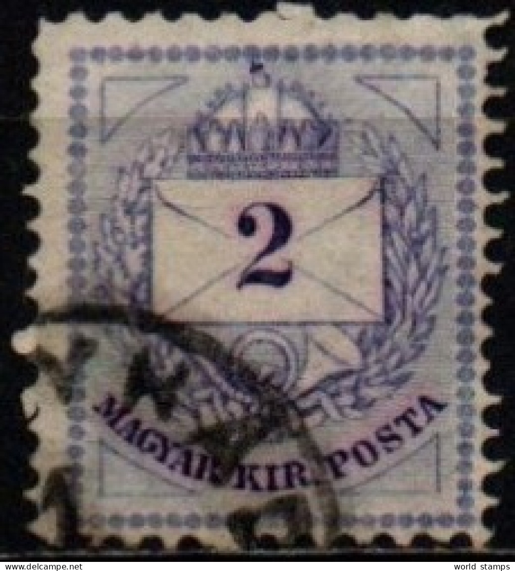 HONGRIE 1881 O DENT 11.5x13 - Oblitérés