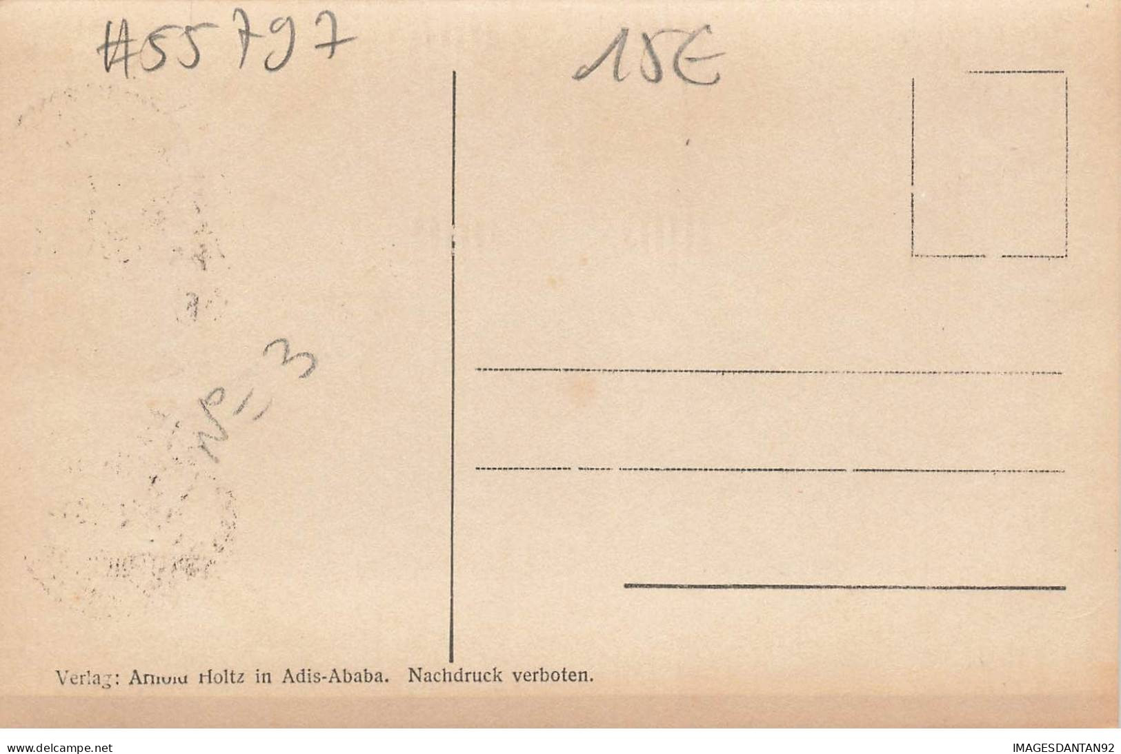 ETHIOPIE ABYSSINIE #FG55797 ADDIS ABBEBA CHASSE A L HIPPOPOTAME - Etiopía