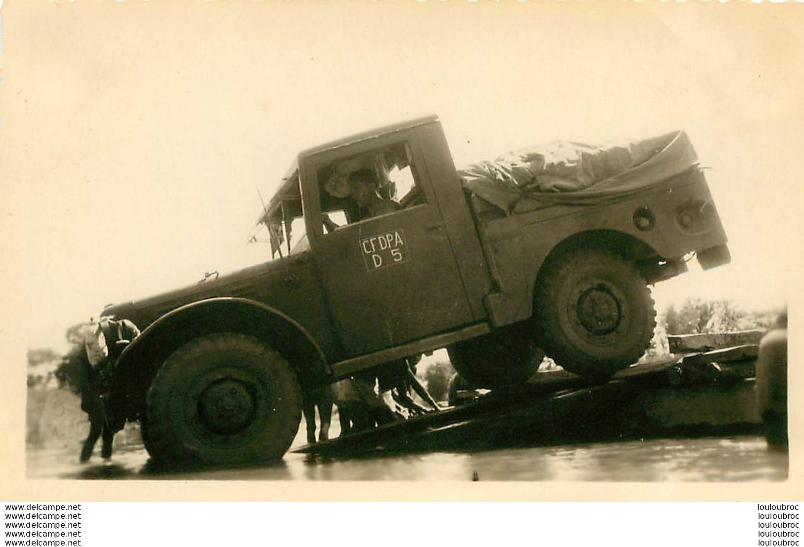 C.F.D.P.A. COMPAGNIE FRANCAISE DISTRIBUTION DES PETROLES EN AFRIQUE CAMION A MARKOUNDA 1949 - Africa