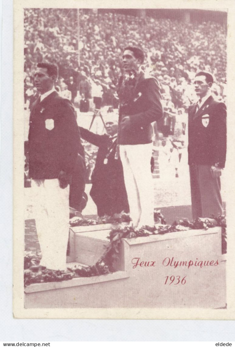 Salut Nazi Aux Jeux Olympiques De Berlin 1936 Jean Despeaux Boxeur Medaille Or Mort Largentière Ardeche - Zonder Classificatie