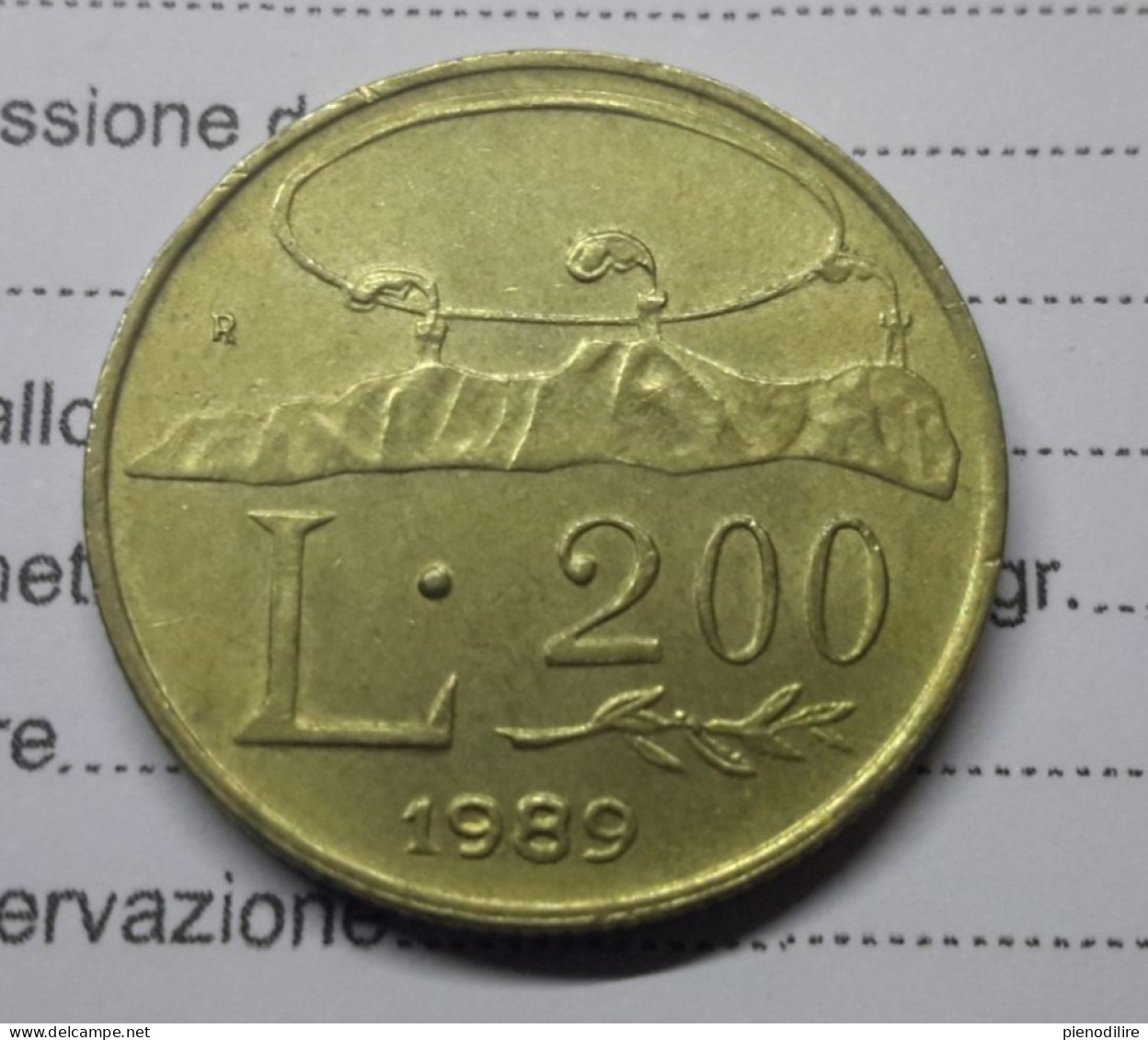 200 LIRE 1989 SAN MARINO MONTAGNE (A10.112) - Saint-Marin