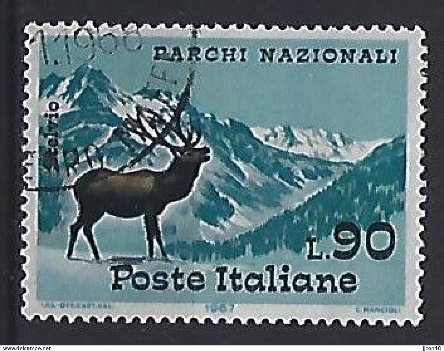 Italy 1967  Nationalparks (o) Mi.1228 - 1961-70: Oblitérés